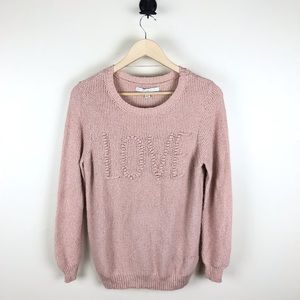 Lauren Conrad Heart Sweater Size Large